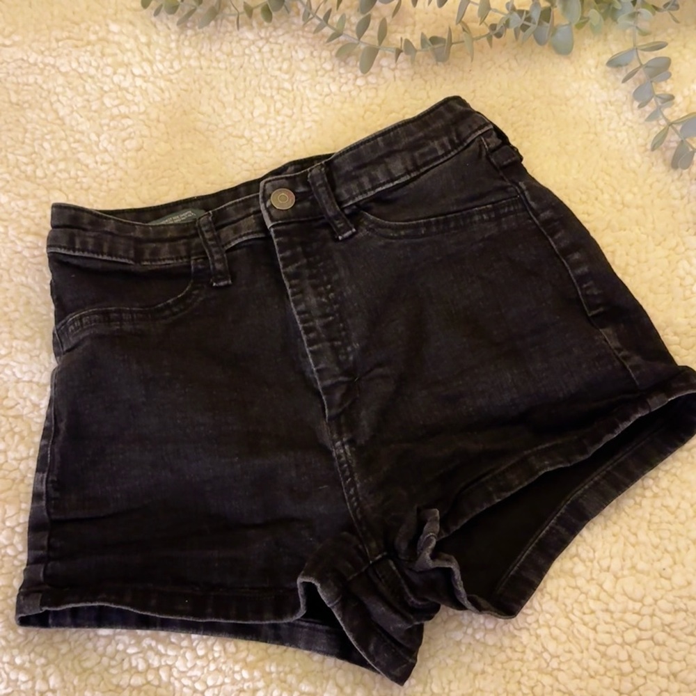 Wild Fable Black Jean High Rise Shorts SIZE 6